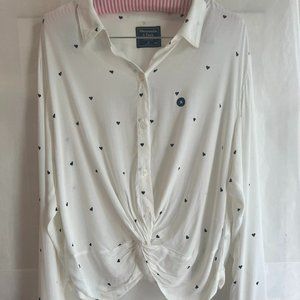 Long Sleeve Button-Up Blouse